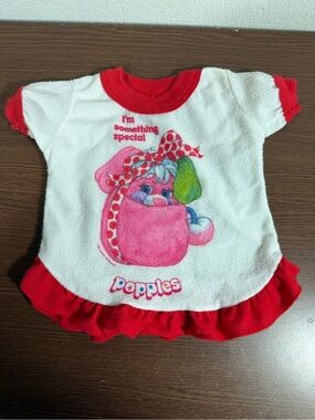 Vintage 80’s Popples Doll Night Shirt Pajamas